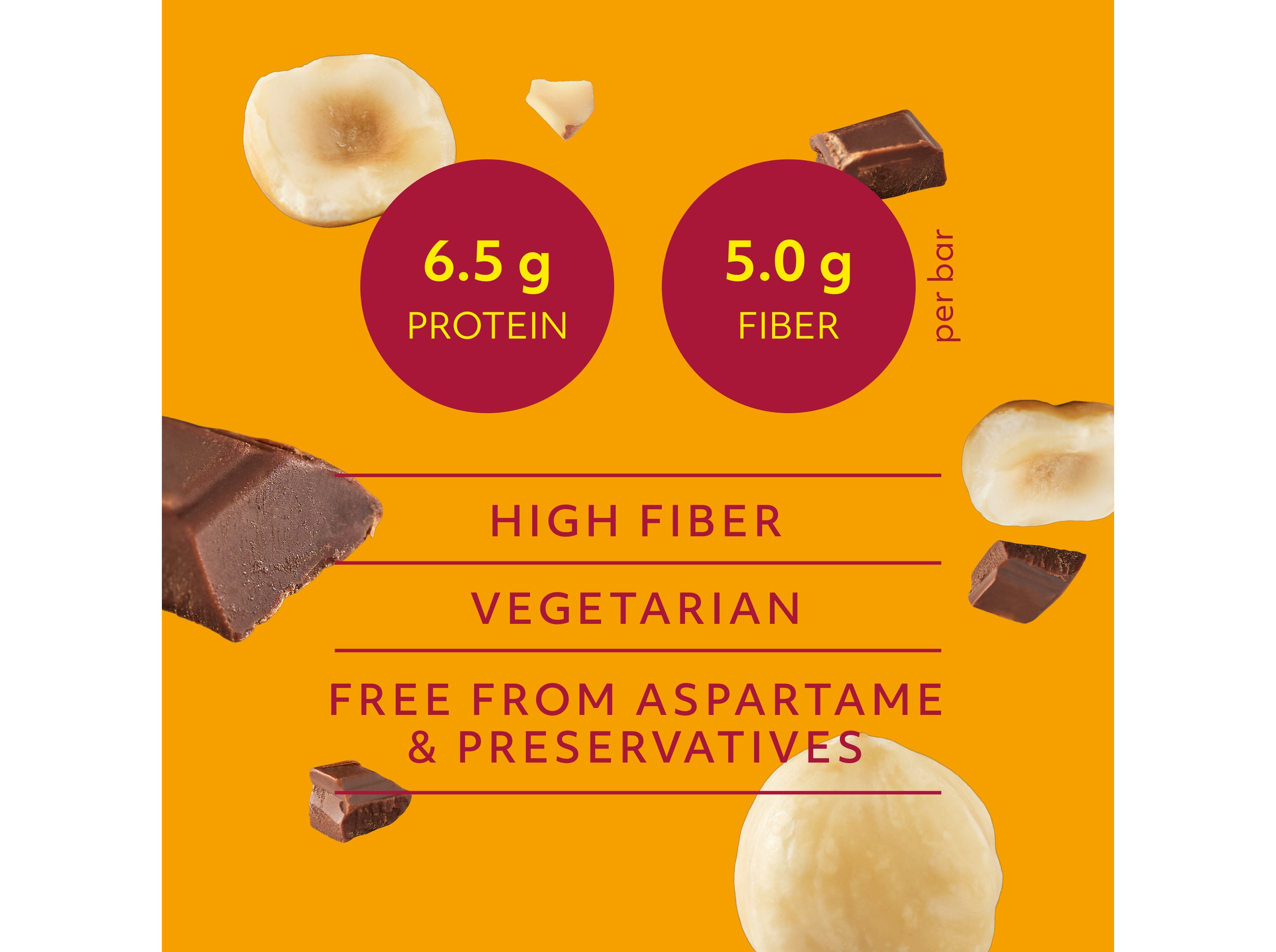 BARRA CHOCONUTS PROZIS AVELÃ E CHOCOLATE 50G
