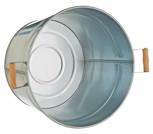 Dehner Zink-Pflanzkübel, Ø 36 cm