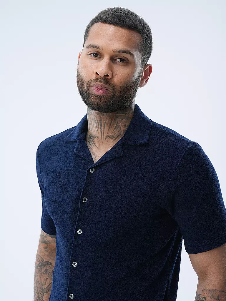 GRAN SASSO Poloshirt dunkelblau