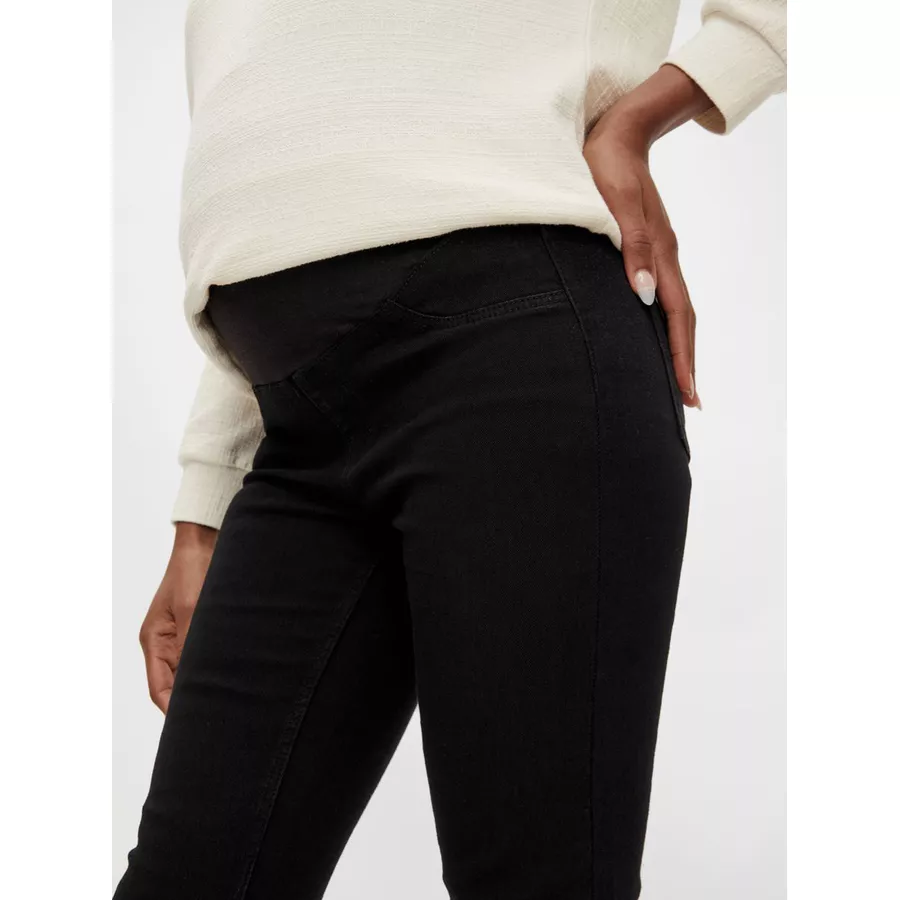 mama;licious Umstandsjeggings MLAMY Black Denim