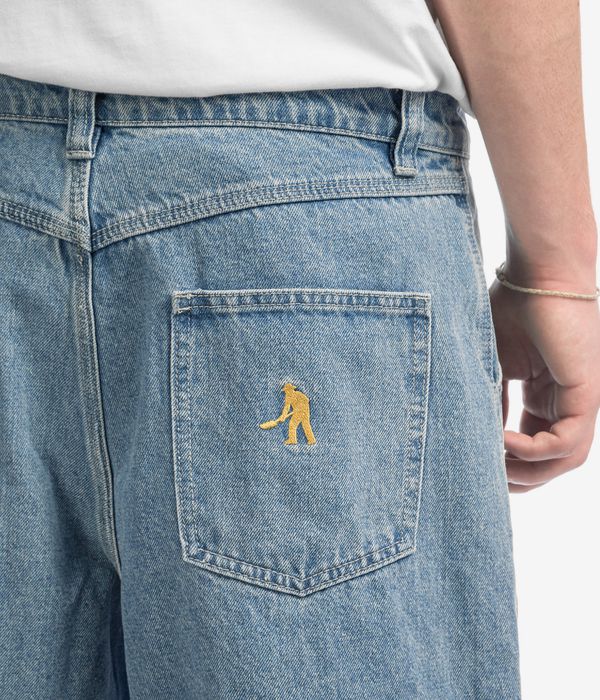 Passport Denim Workers Club Shorts (washed light indigo)