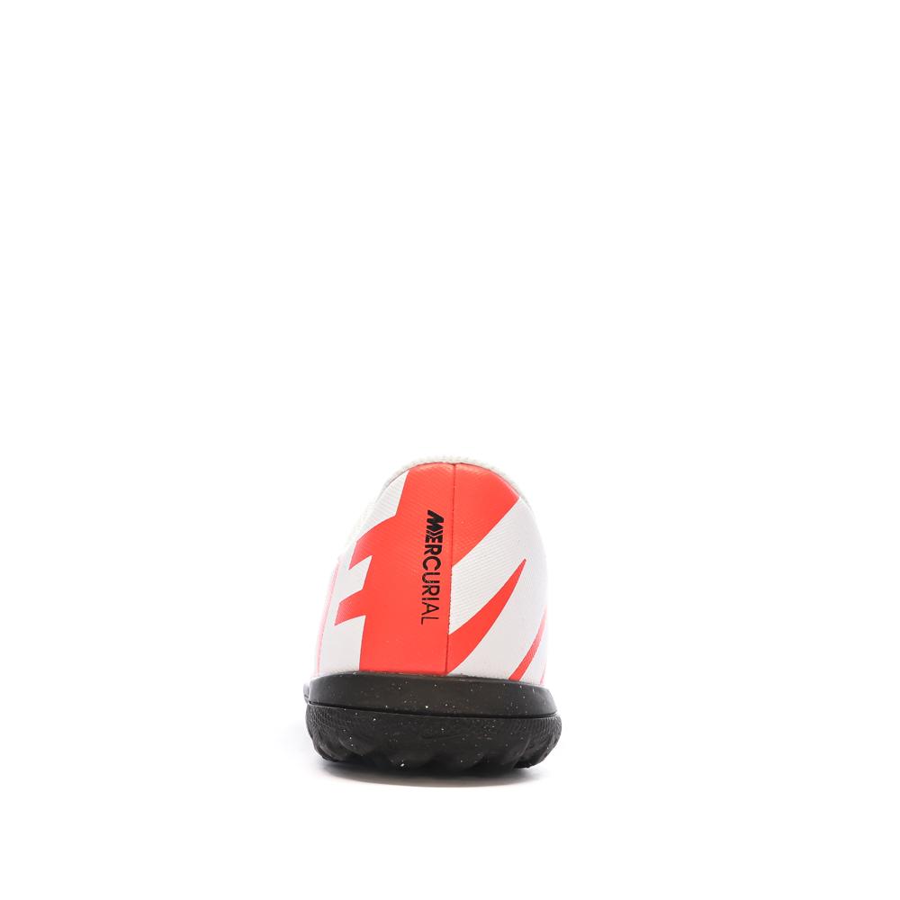 Nike Chaussures de Foot Blanc/Rouge Junior Nike Vapor 15 Club TF