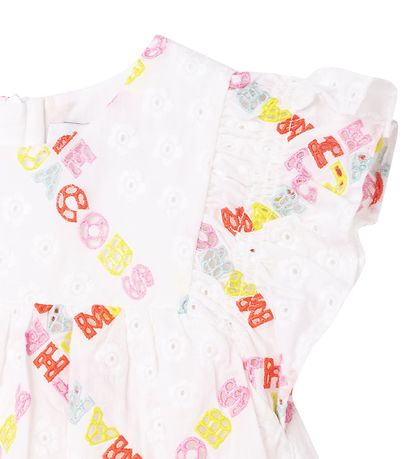 Little Marc Jacobs Kleid - The Babydoll Dress - Hawaii - Weiß/Pa