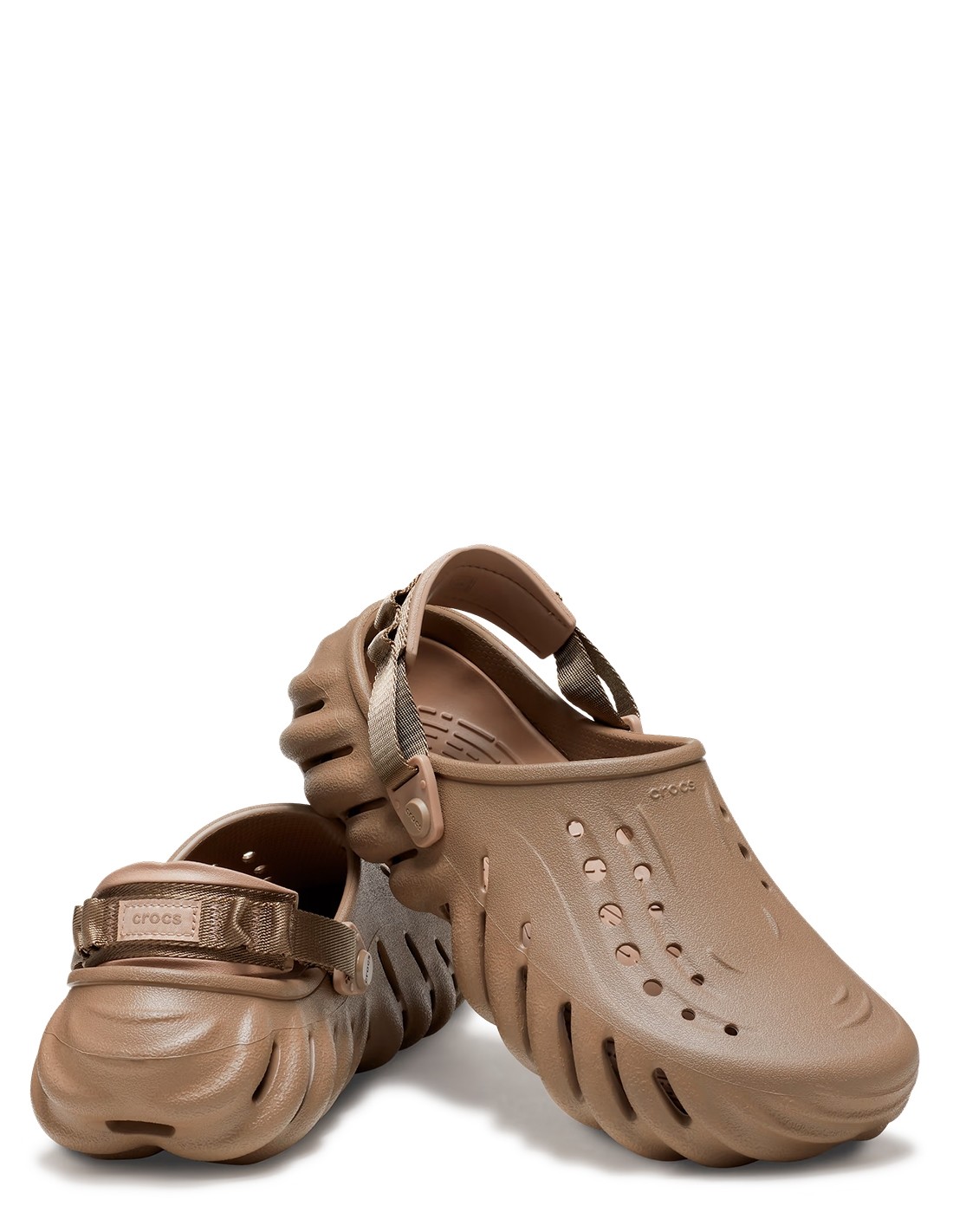crocs sabots homme echo clog marron