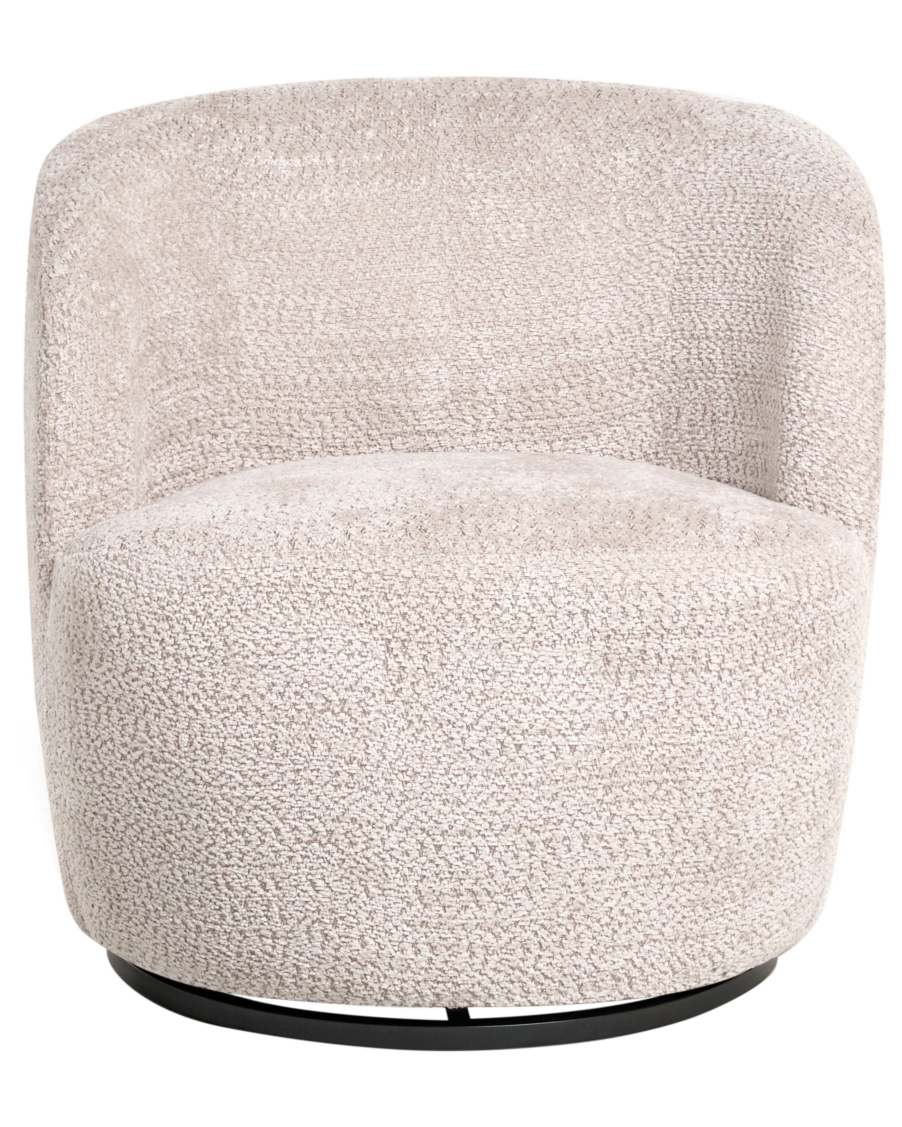 Draaifauteuil KUOLPA Chenille Beige