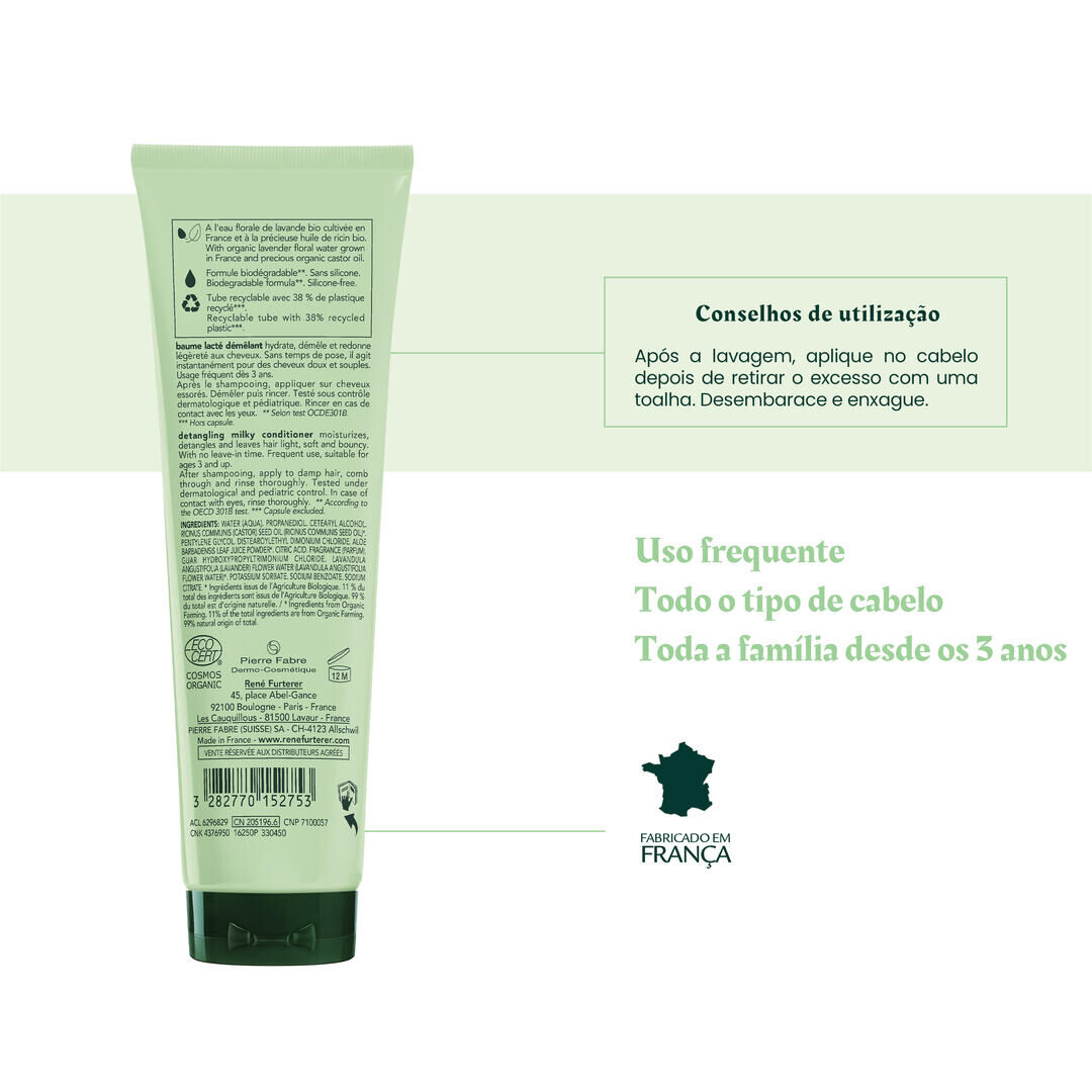 RENE FURTERER  Naturia Bálsamo Lácteo Desembaraçador - 150ml