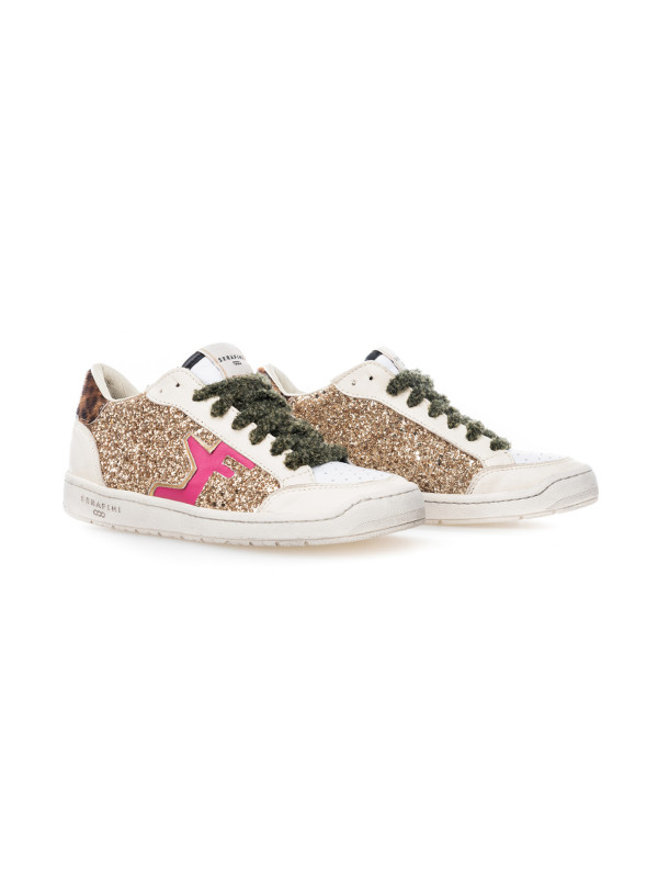 Baskets SAN DIEGO LOW Gold Cream - Serafini
