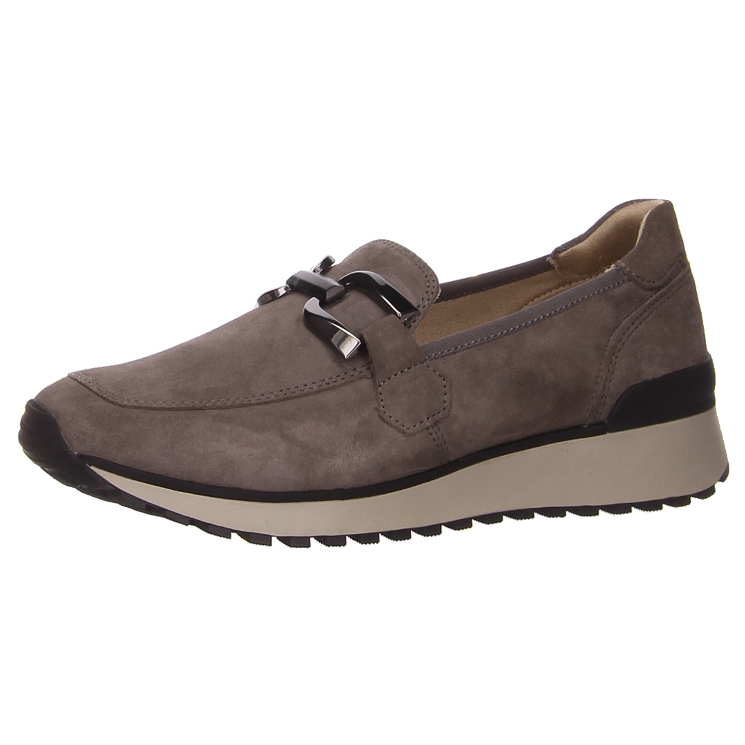 Caprice Slipper stone grau