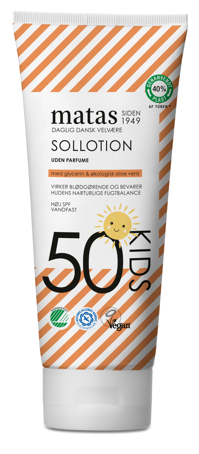 Matas Striber Kids Sollotion SPF 50 Uden Parfume 200 ml