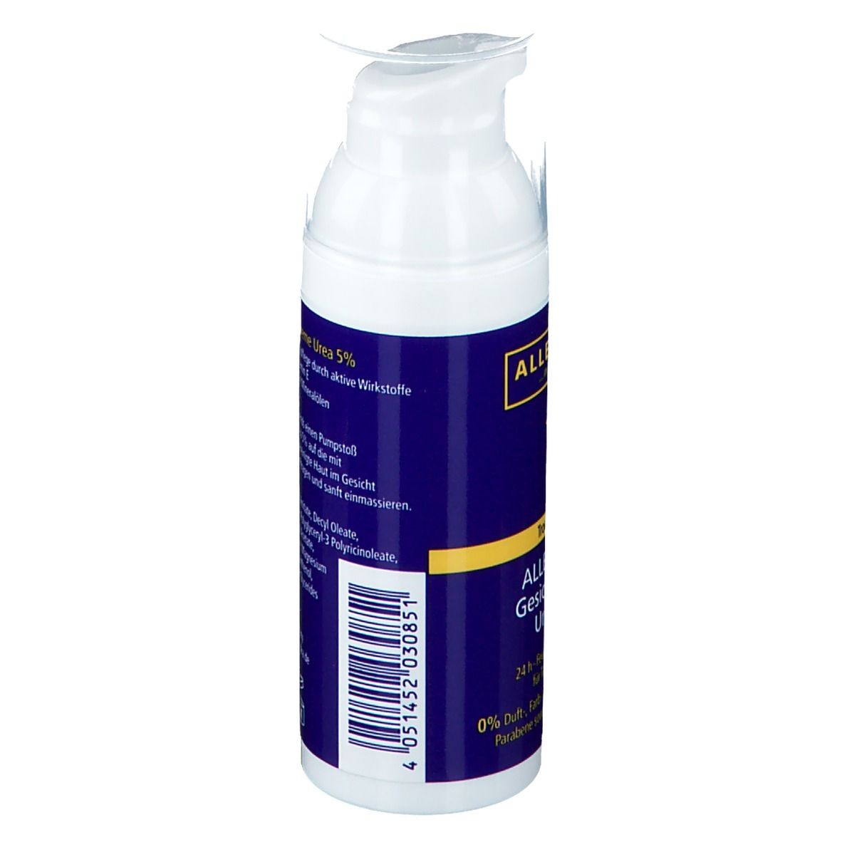 ALLERGIKA® Gesichtscreme Urea 5% - 24h-Feuchtigkeitspflege: Intensiv hydratisierende tägliche Pflege bei trockener, spannender und schuppiger Gesichtshaut für Tag und Nacht