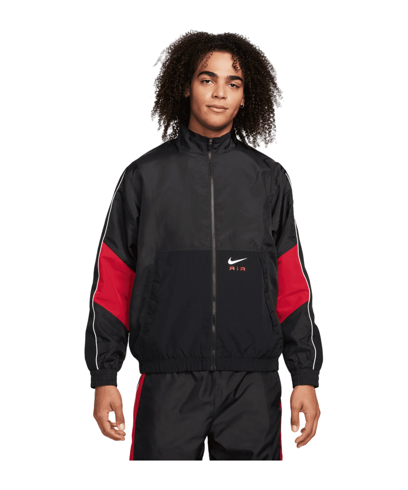 Nike Woven Air Jacke Schwarz Rot F011