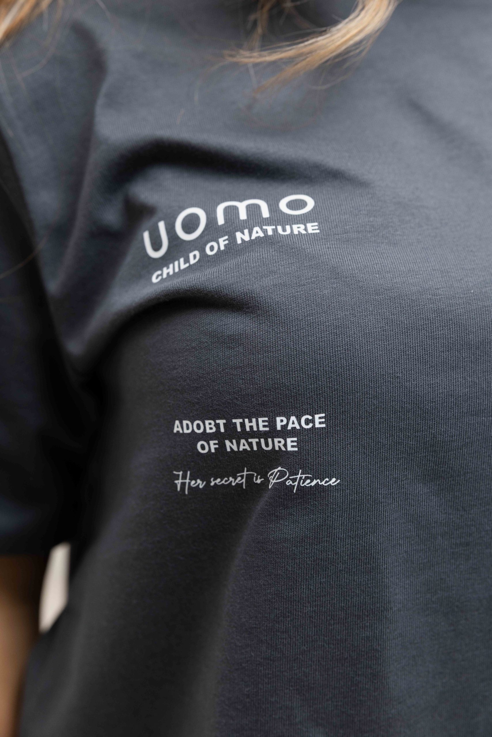 24 Uomo Child Of Nature T-shirt Dames Donkergrijs