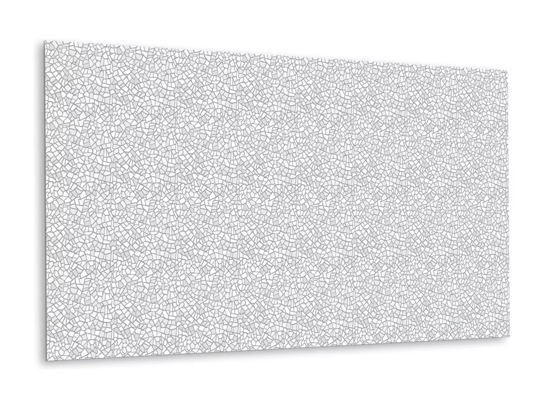 Panneaux muraux en vinyle, Planches en vinyle adhésives - 100x50 cm - Mosaïque grise