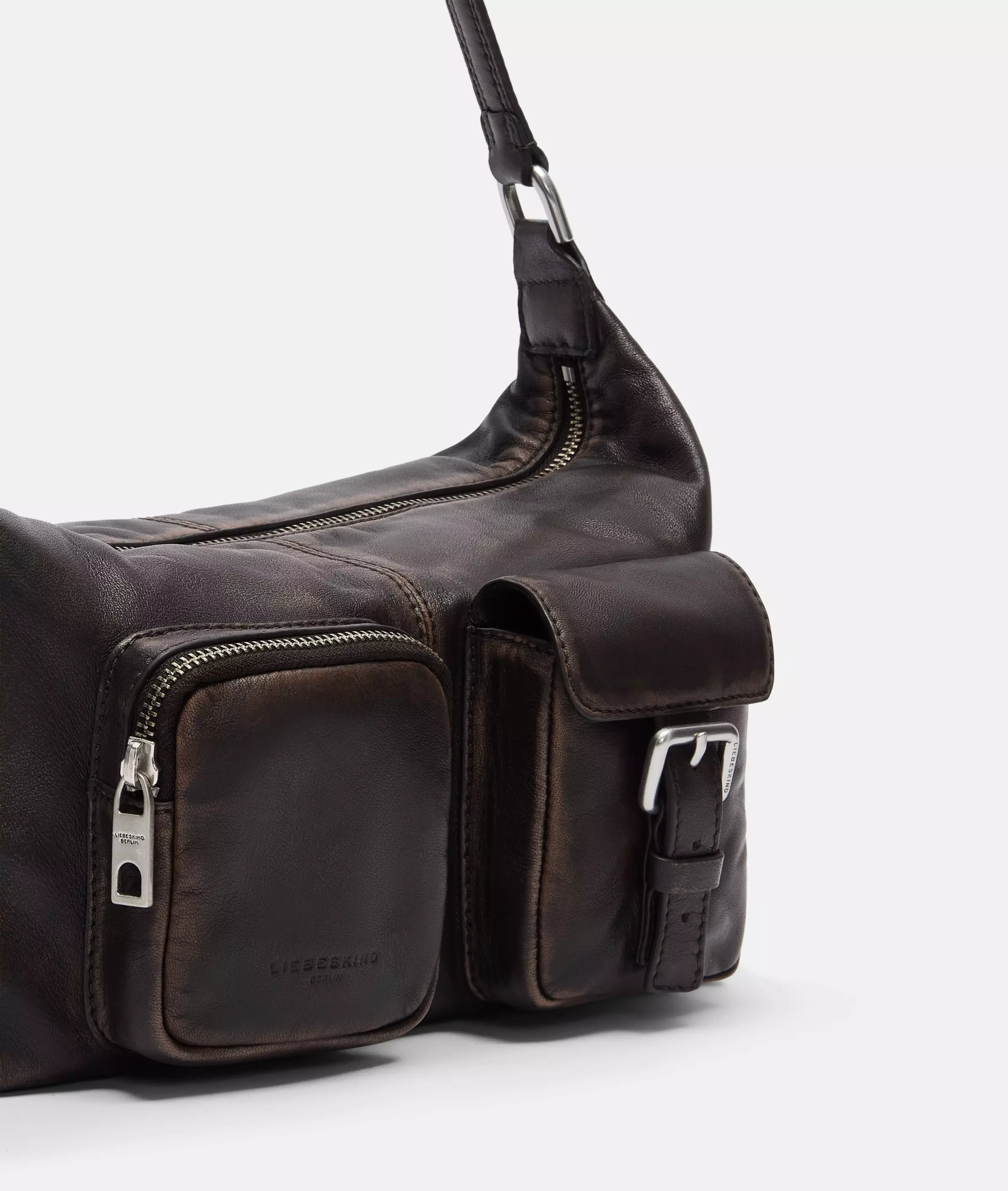 Andrea Hobo S Handy leather bag