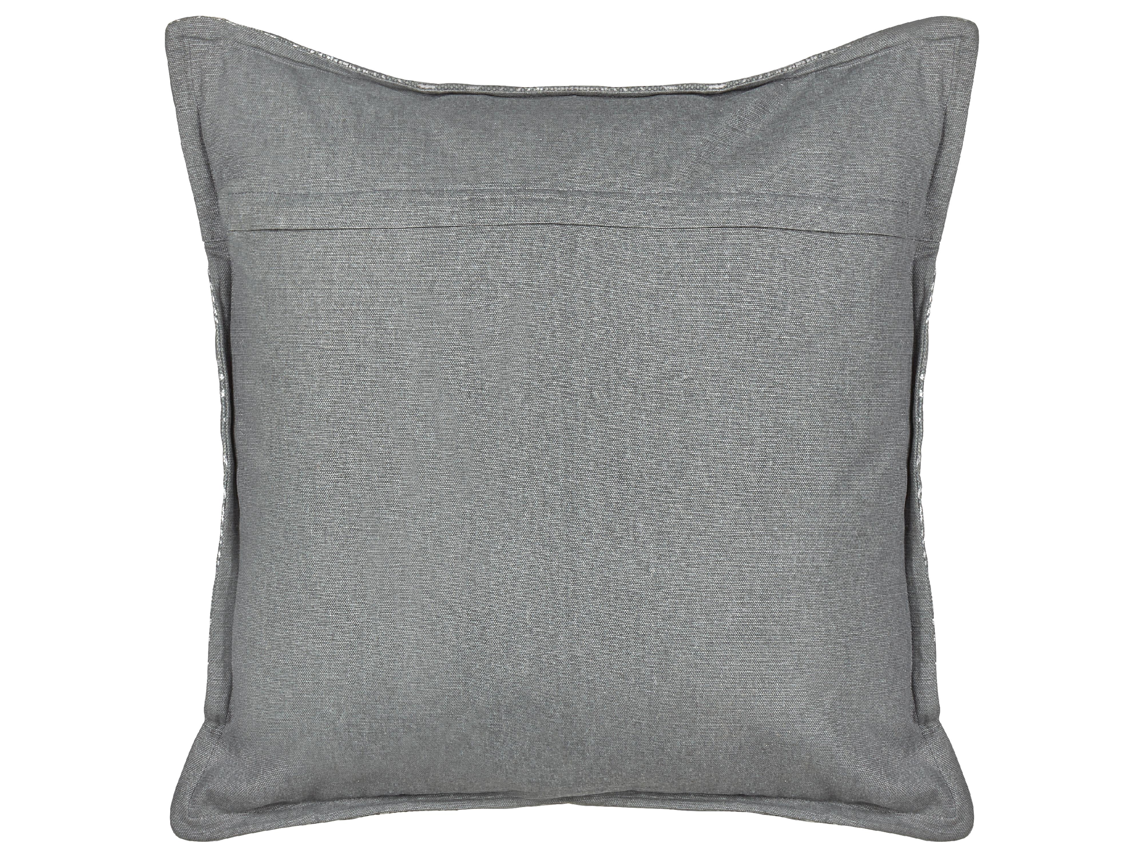 Set van 2 sierkussens HOYA Katoen 45 x 45 cm Grijs geometrisch patroon