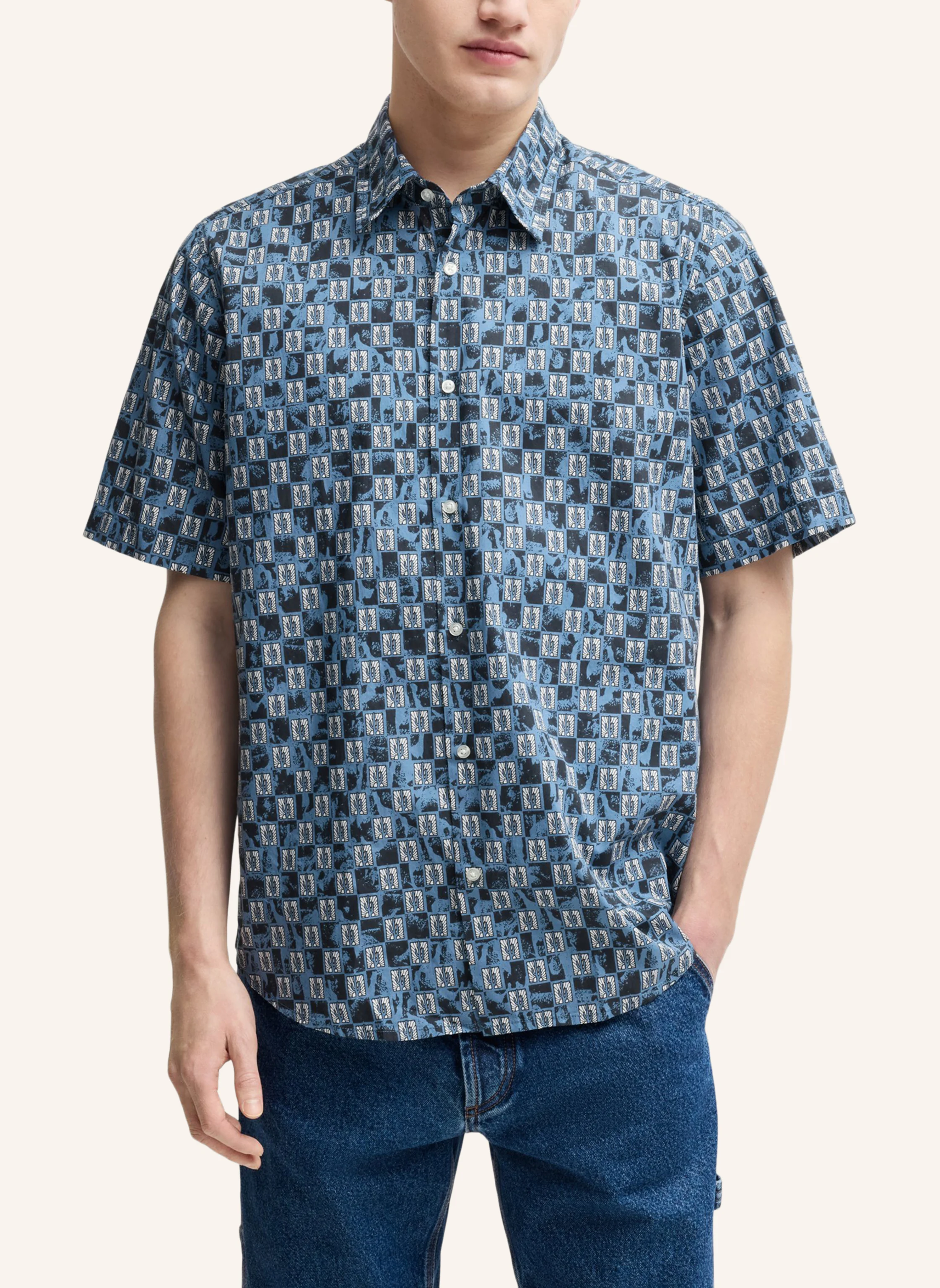 BOSS Casual Hemd RASH_2_M Regular Fit