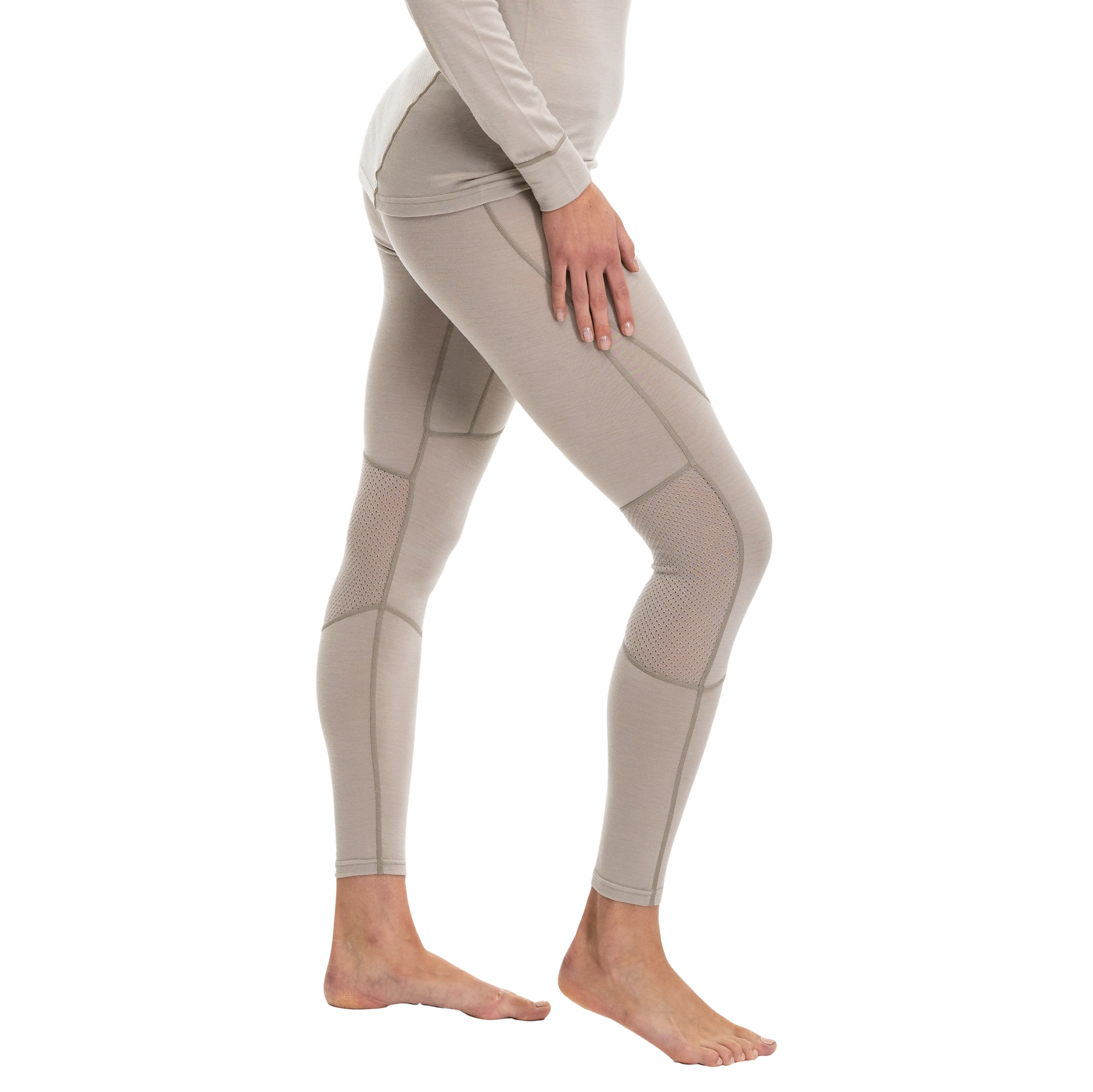 Inner:Pure Merino Tights Women Sandstone