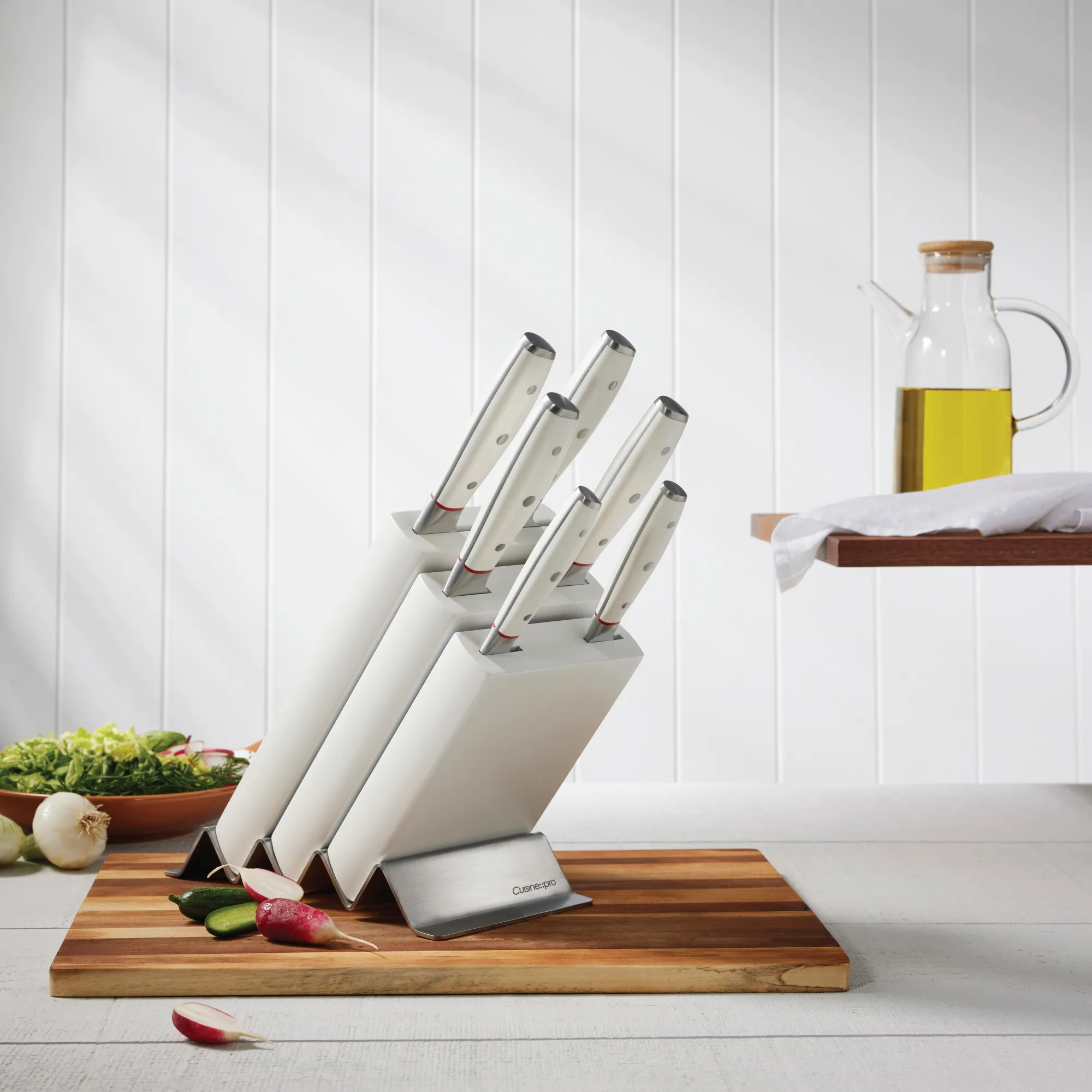 THE CUSTOM CHEF™ iconiX™ Straub Knivblok - 7 dele