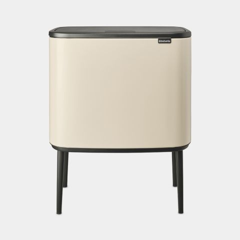 Bo Touch Bin, met 3 binnenemmers, 3 x 11L - Soft Beige