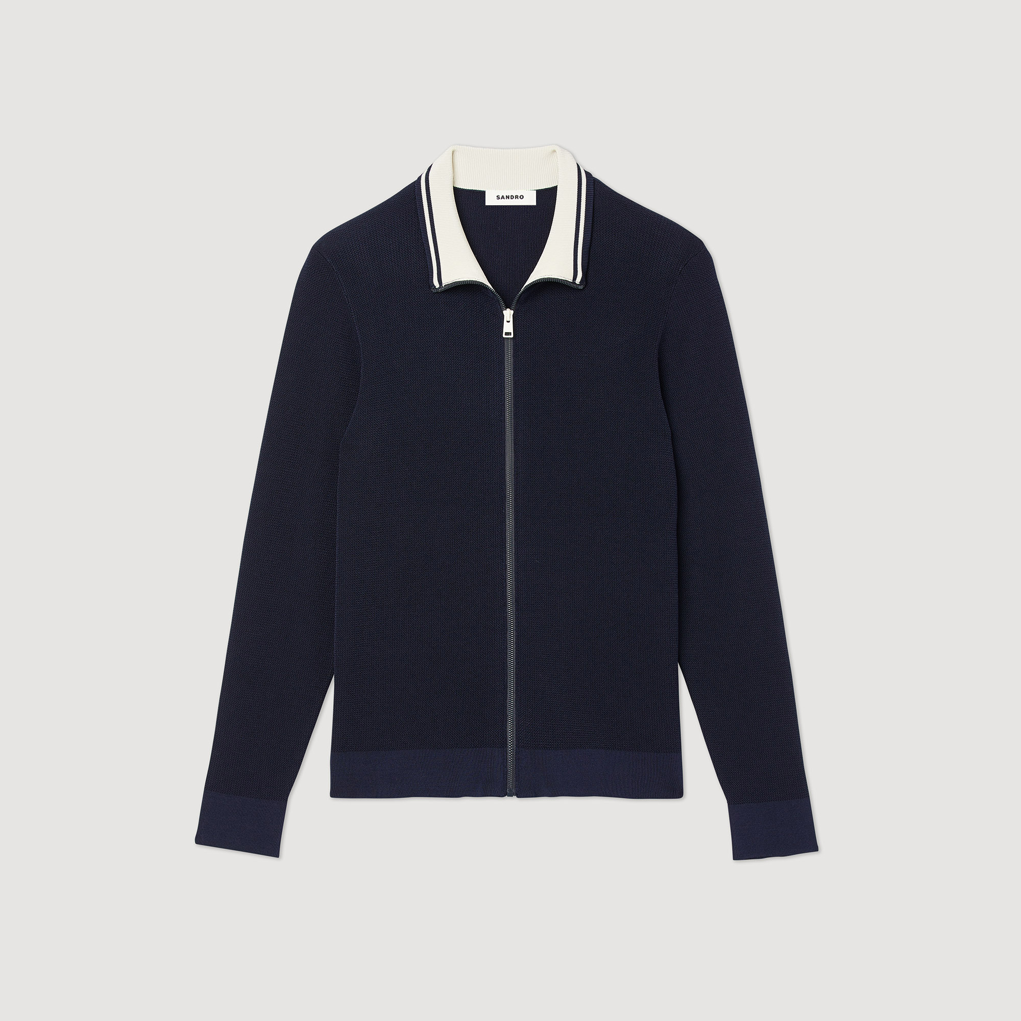 Cardigan zippe