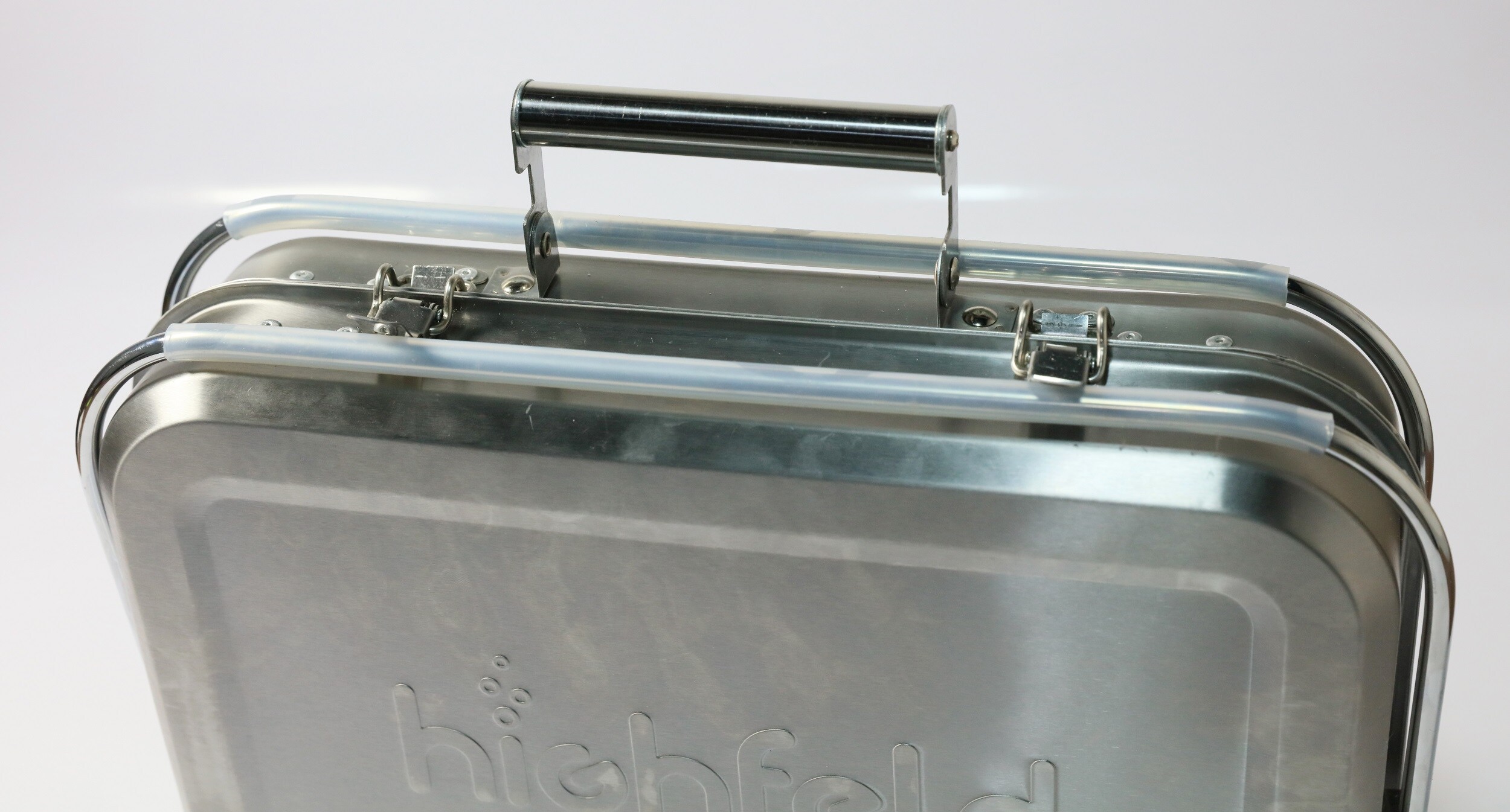 highfeld® Holzkohlegrill Tragbarer Koffergrill Klappgrill Tischgrill Picknickgrill