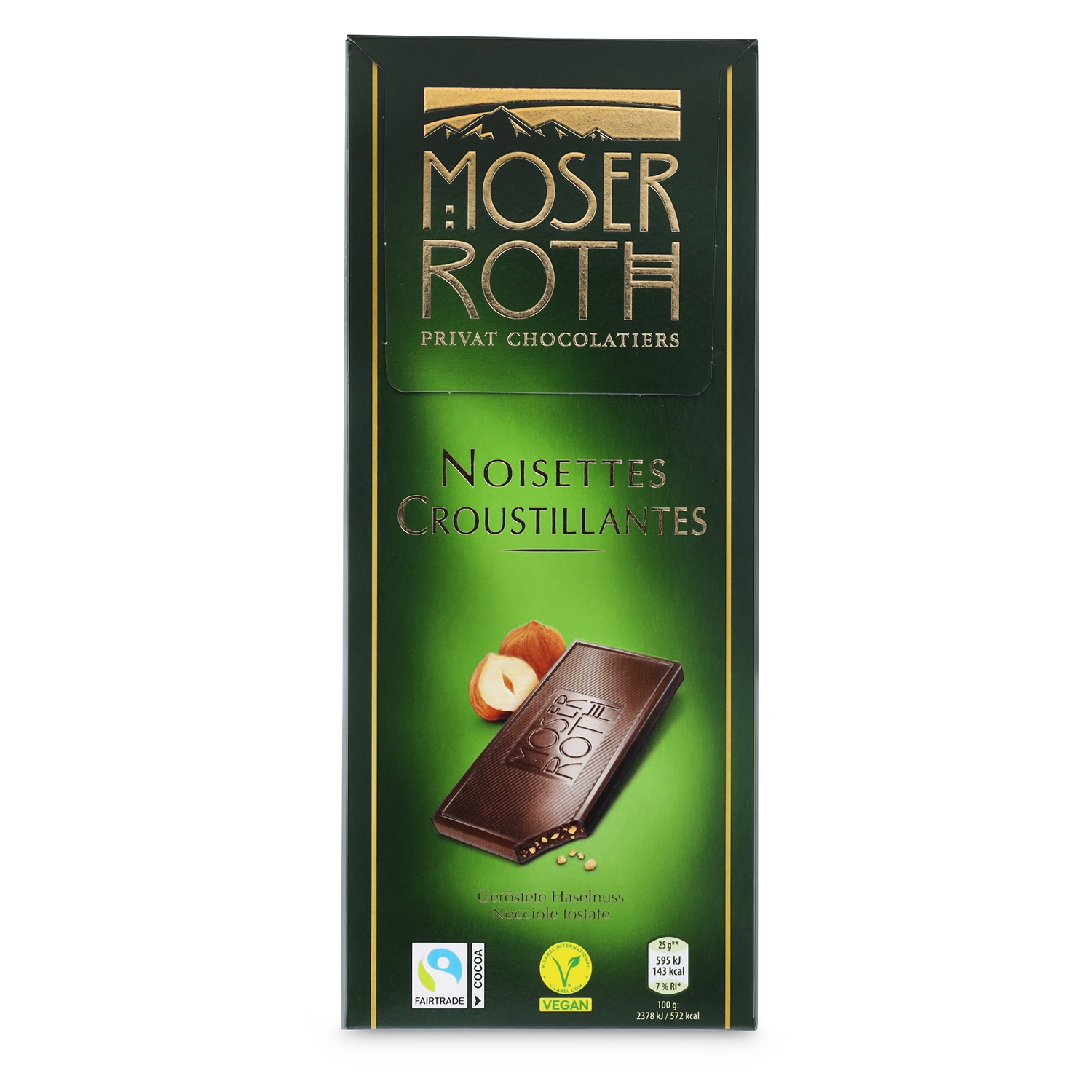 MOSER ROTH Zartbitter geriebene Haselnüsse 5 x 25 g