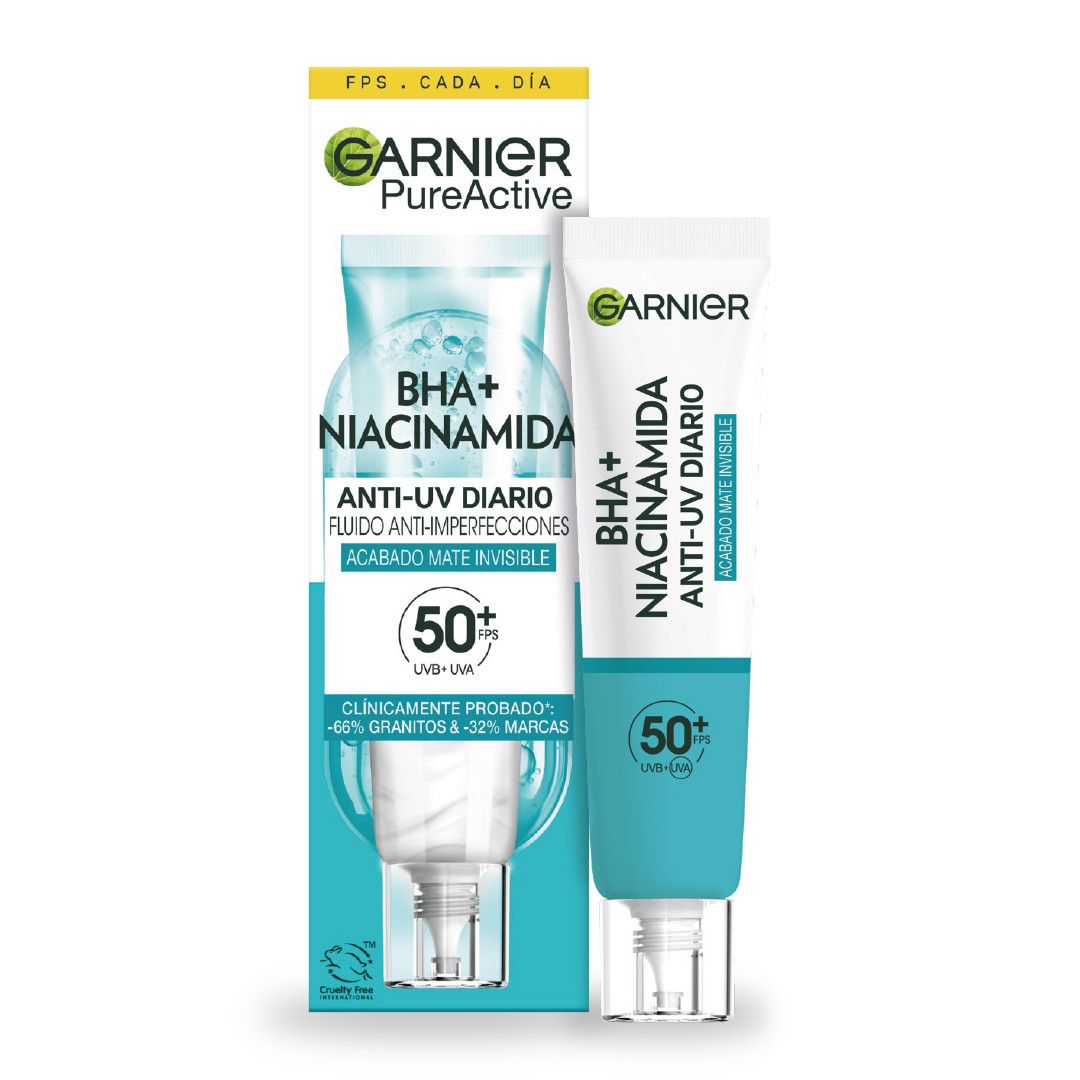 Pure Active Fluido UV Diario con BHA   Niacinamida FPS50 Cremas hidratantes para hombre