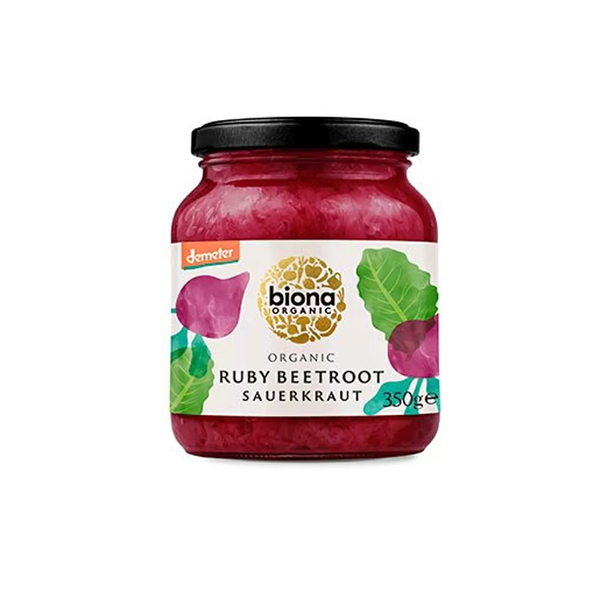 Biona Organic Sauerkraut med rødbede Ø - 350 g
