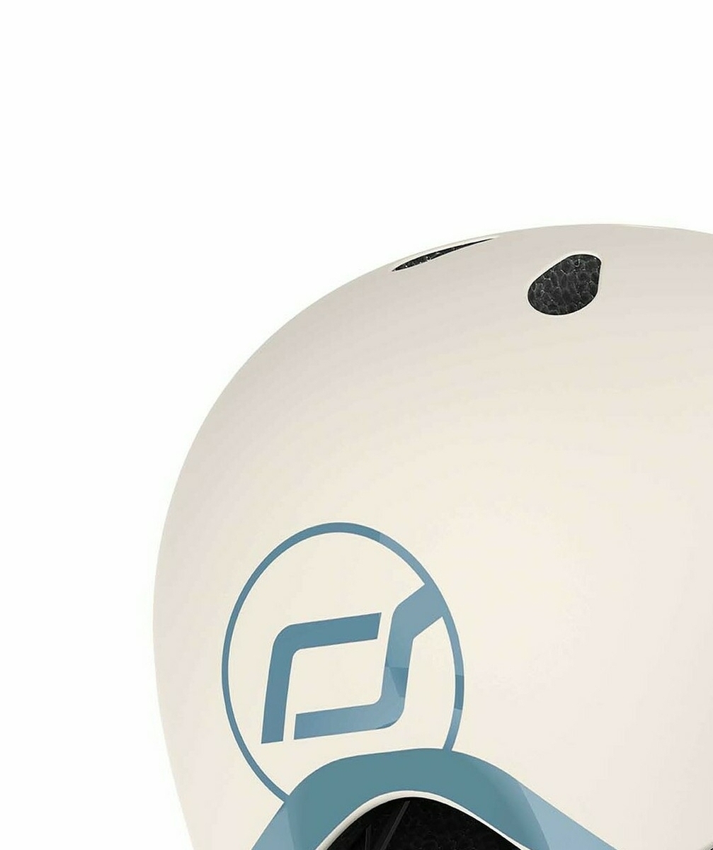 SCOOT AND RIDECASQUE XS BEIGE ET BLEU