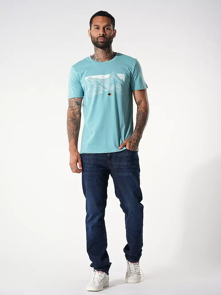 GREENBOMB T-Shirt GUIDE NATURE VALLEY blau