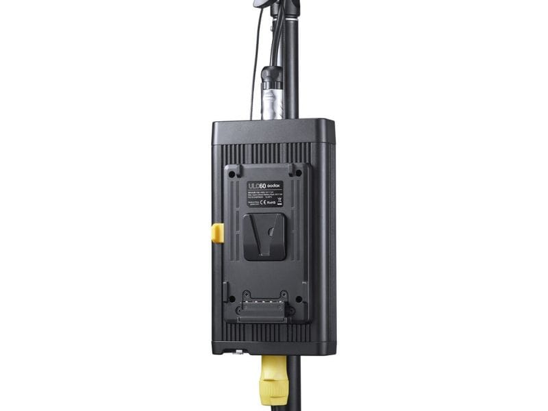 Godox Videoleuchte UL60 Geräuschlos-LED Geräuschlose 60-W-LED-Lampe mit Tageslichttemperatur (5600K), die dank eines speziell entwickelten lüfterlosen Systems eine geräuschlose Kühlung bietet