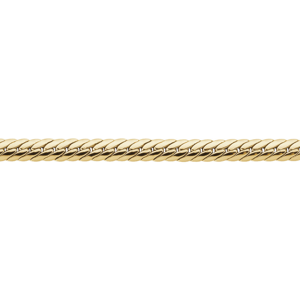 Collier Messaline Plaqué Or Jaune