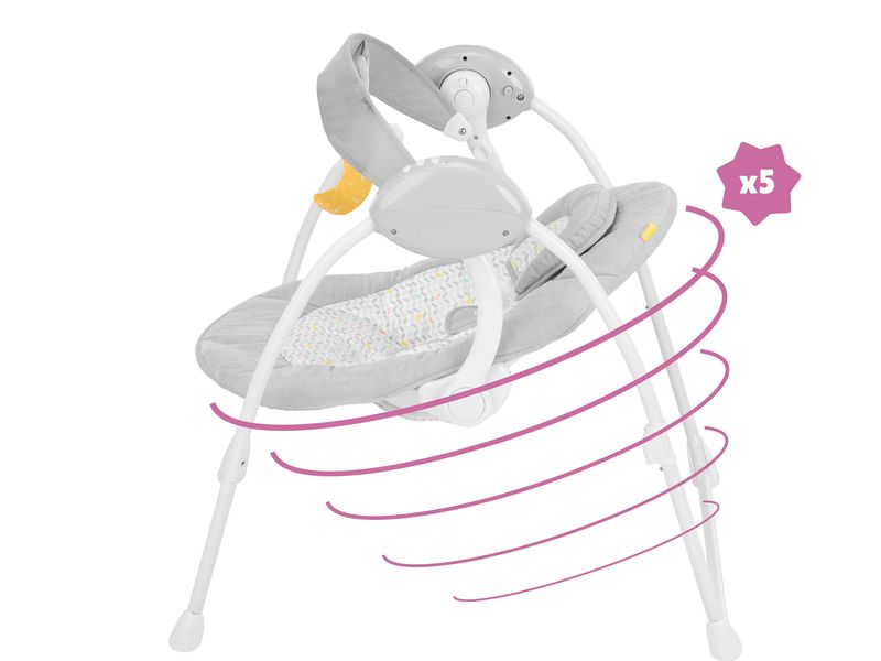 Badabulle Komfort-Babyschaukel Candy Elektrische Babywippe