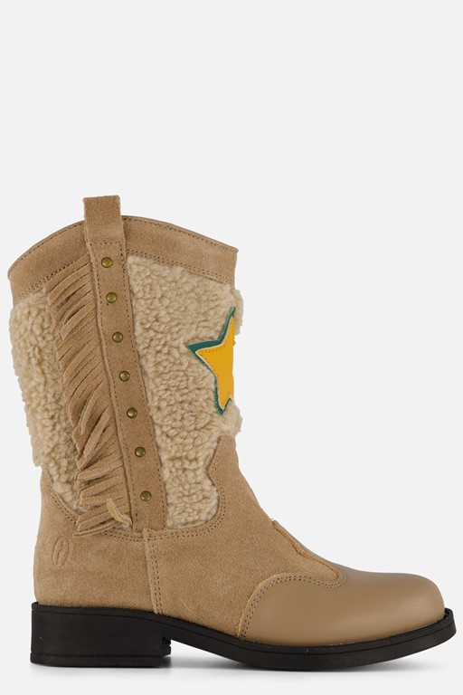 Shoesme cowboy laarsjes taupe