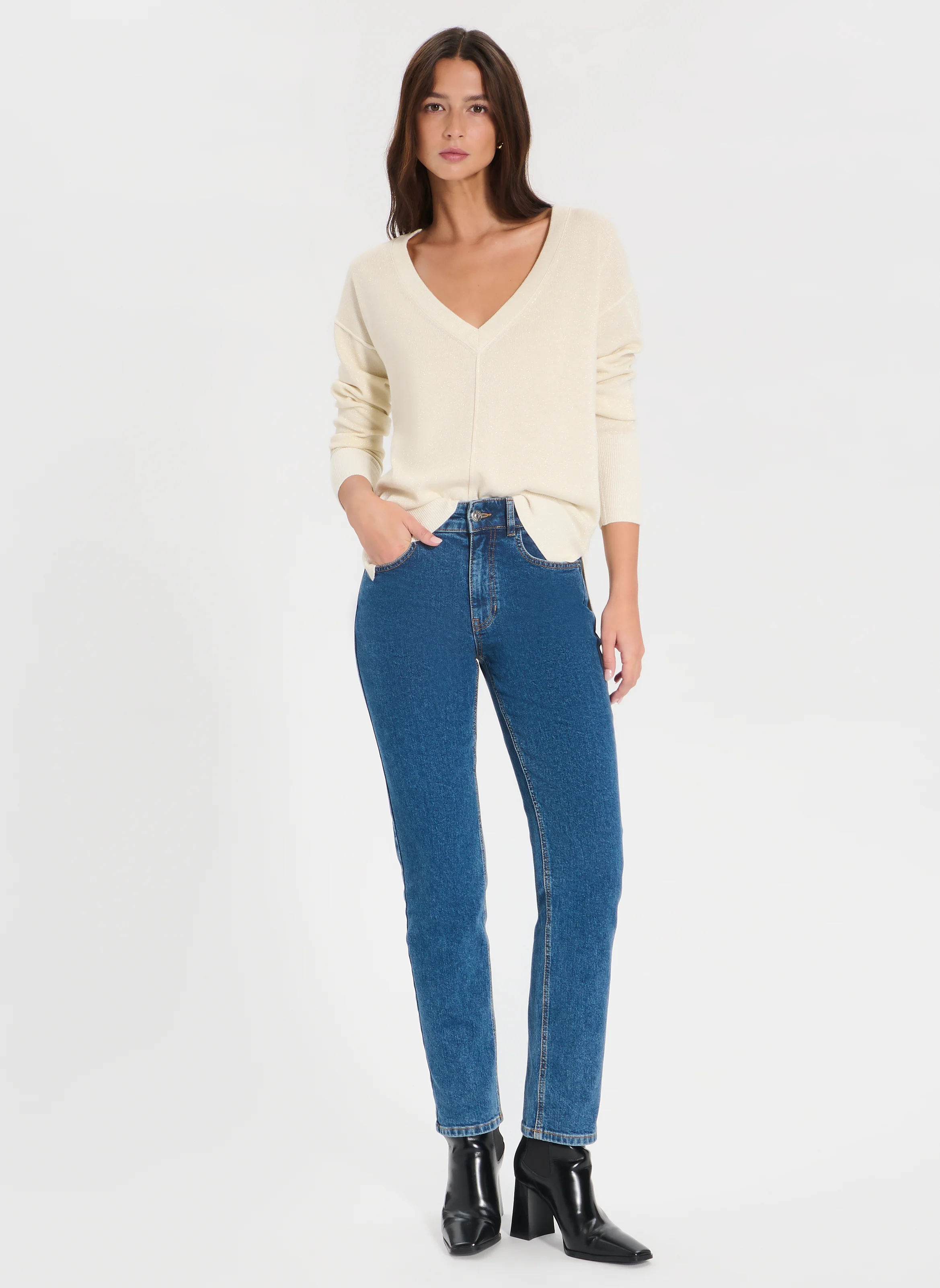 PUCCI - Pull droit en maille | Doré
