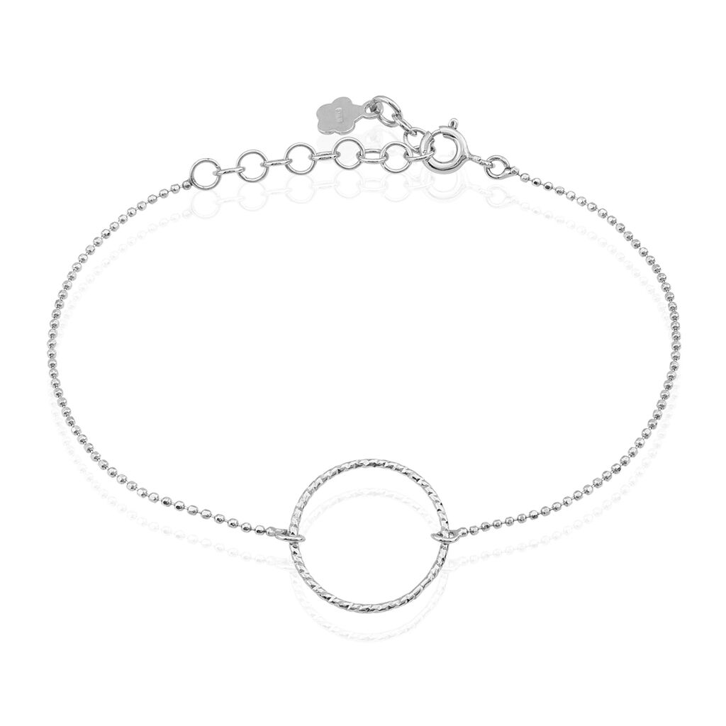Bracelet Hibis Argent Blanc