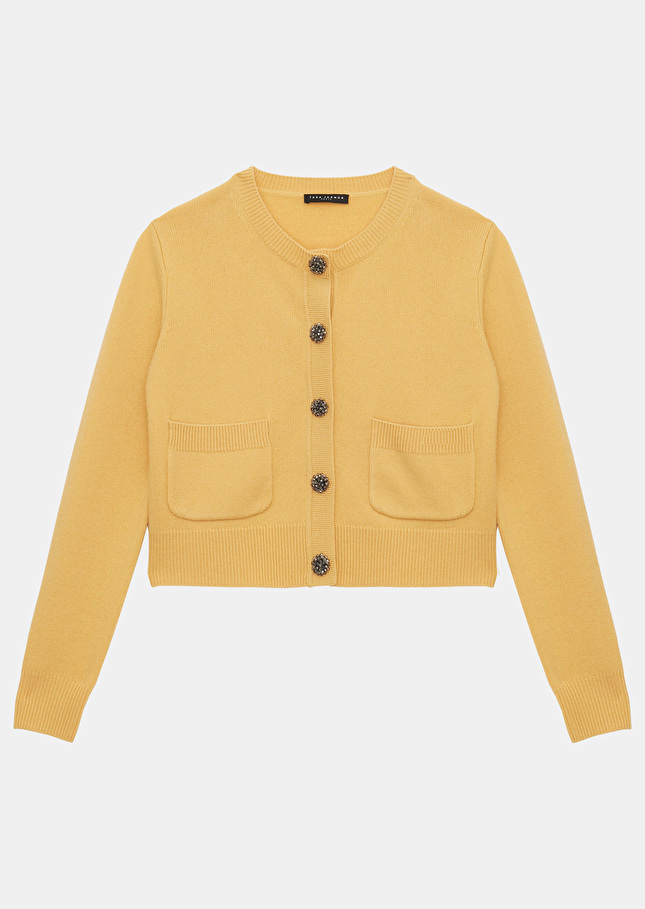Gilet Gyslainjaune en laine