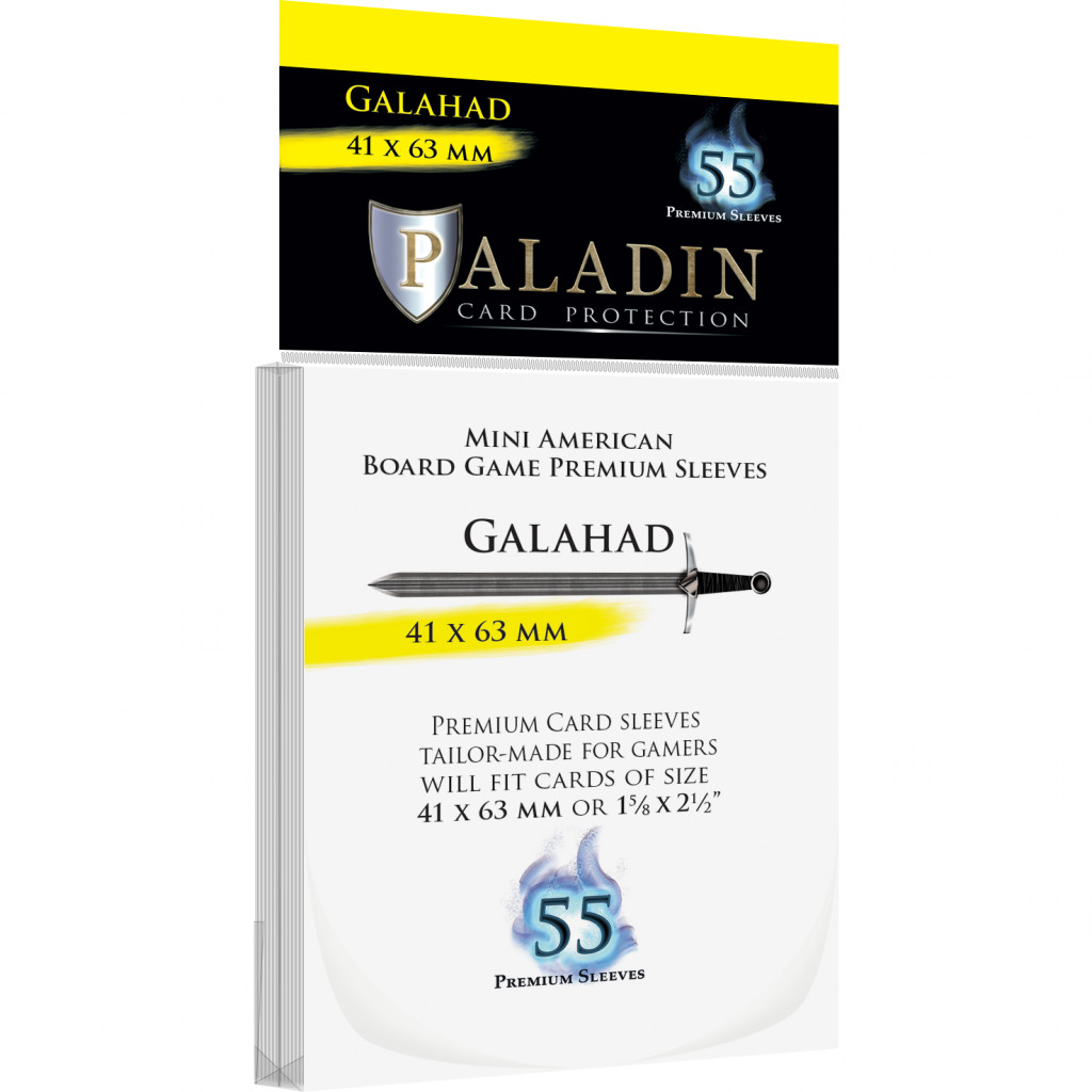 Pochettes Paladin - Galahad Mini American - 41 x 63 mm - 55p