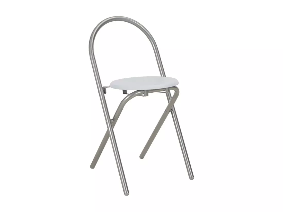 Ensemble à dîner pliant 3 pcs et étagère de rangement MDF acier