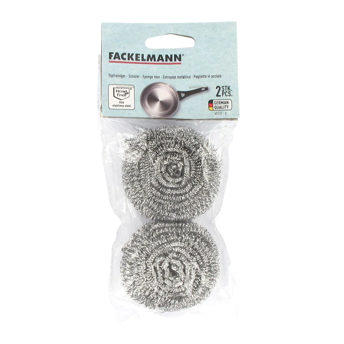 Lot de 2 éponges inox Fackelmann Tecno Fackelmann