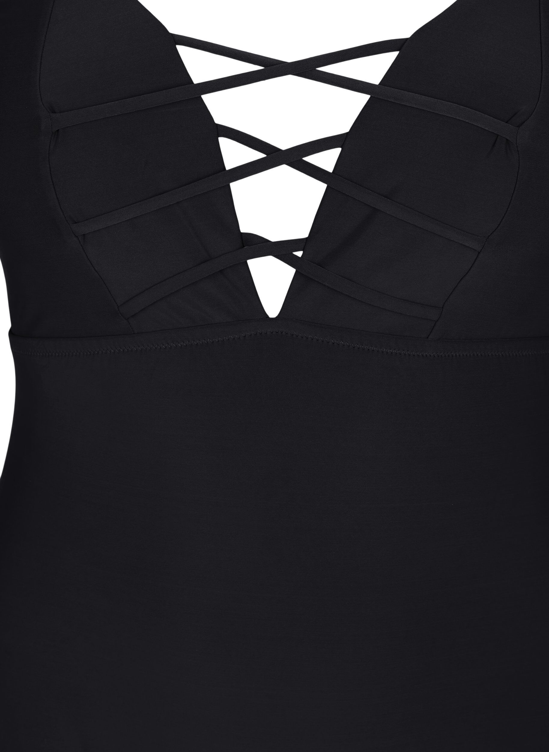 Badedragt med string detaljer