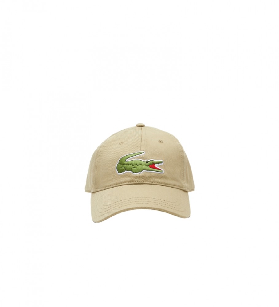 Boné Lacoste com logo verde