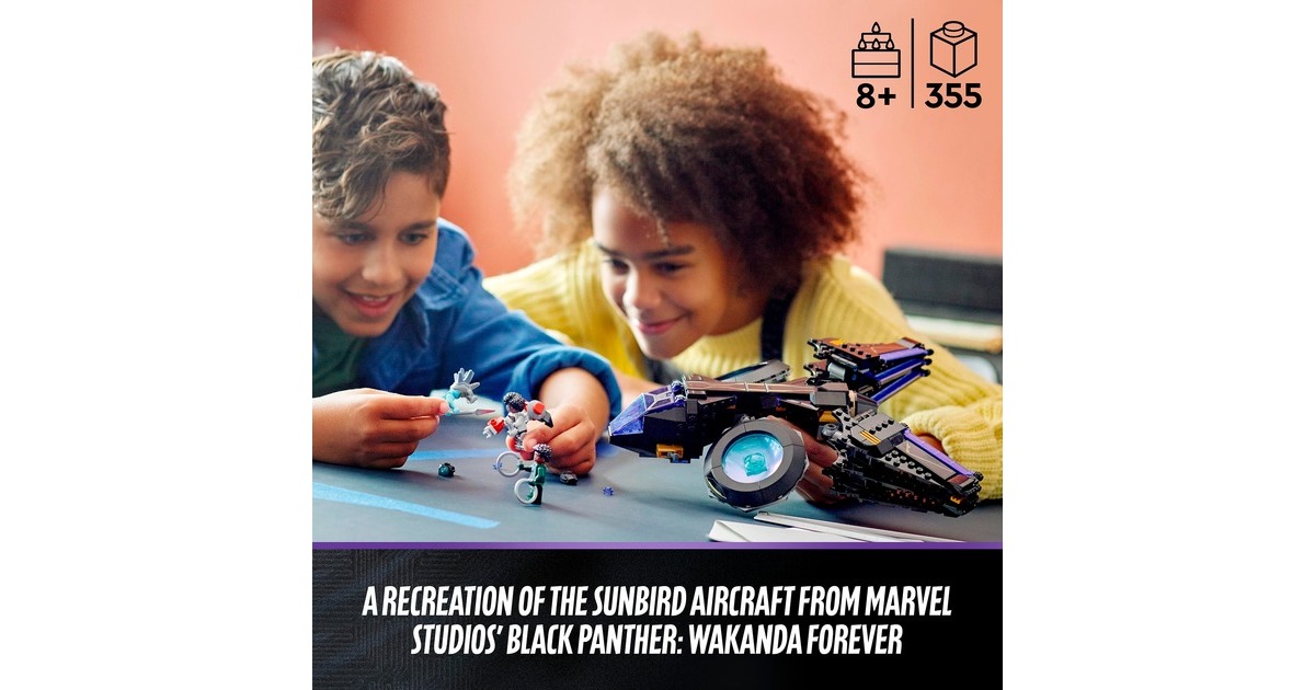 LEGOMarvel - Shuri's Sunbird Constructiespeelgoed  (76211)