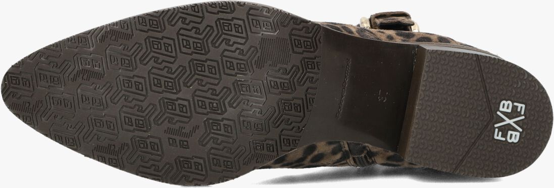 bruine floris van bommel enkellaarsjes sfw-50065 evi