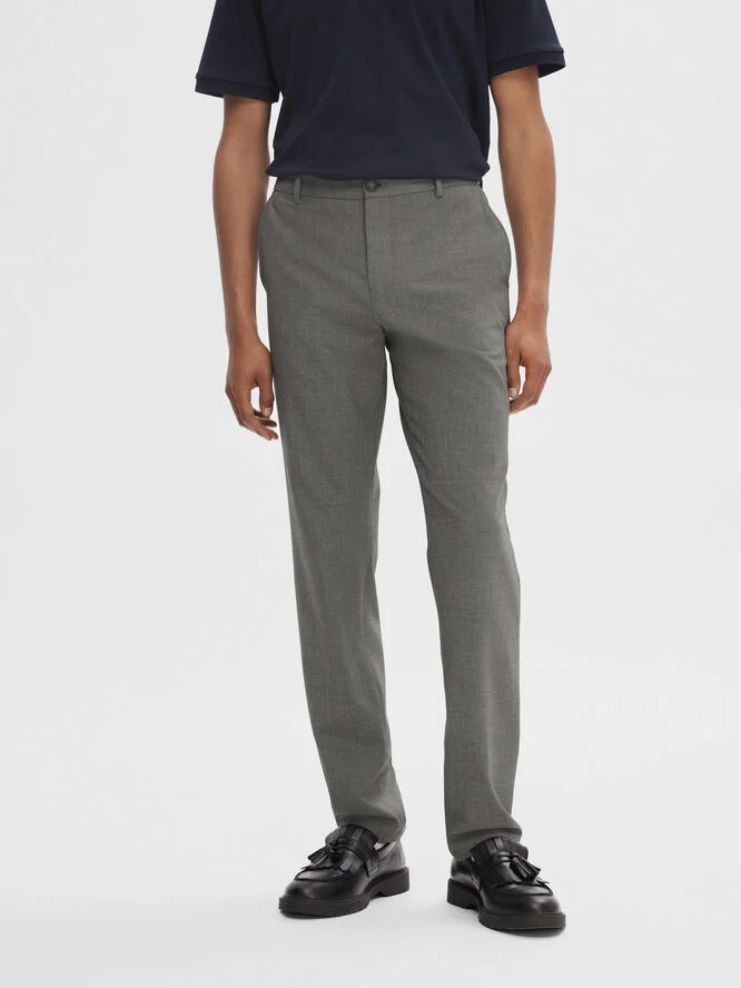 Selected Homme SLHSLIM-ROBERT FLEX 175 PANTS NOOS Grå