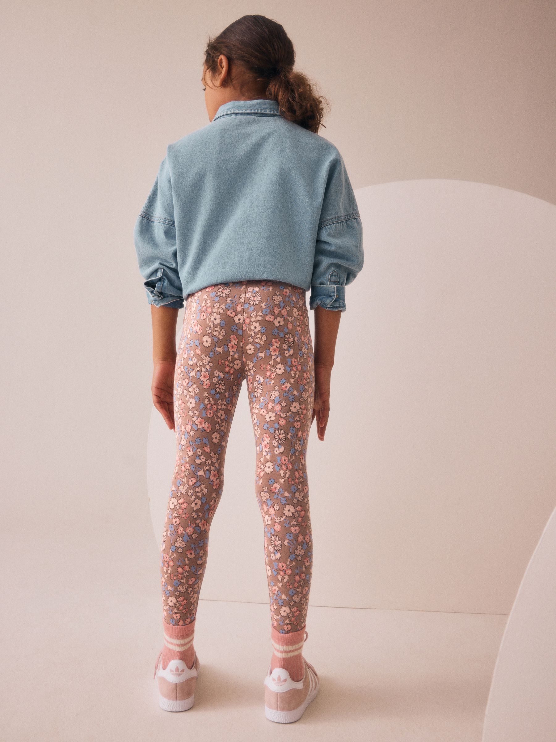 Bloemenmotief - Legging (3-16 jr)