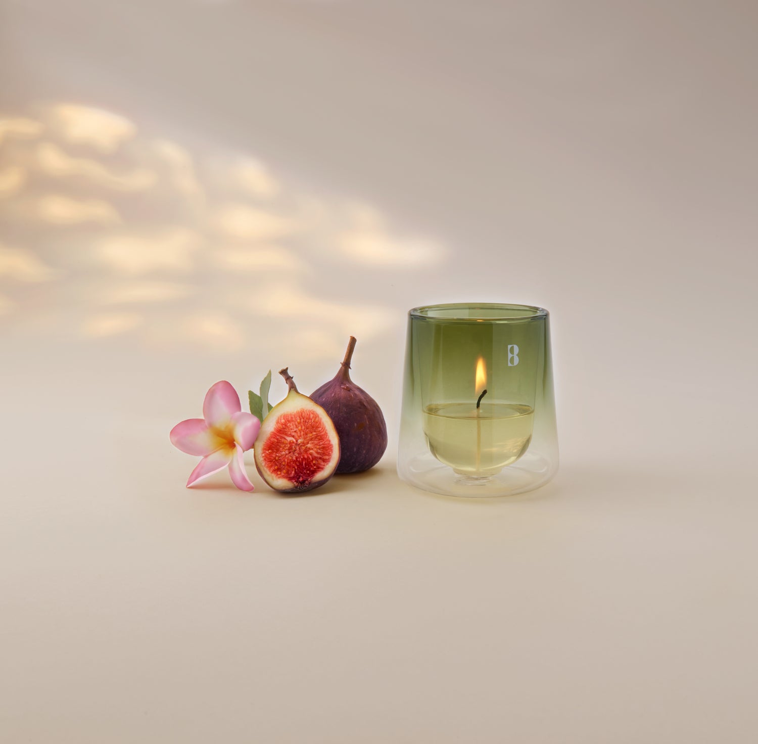 Bolsius geurkaars CleanLight navulling Gardenia & Fig 20 uur 20 uur D 5,5 H 11,6 cm