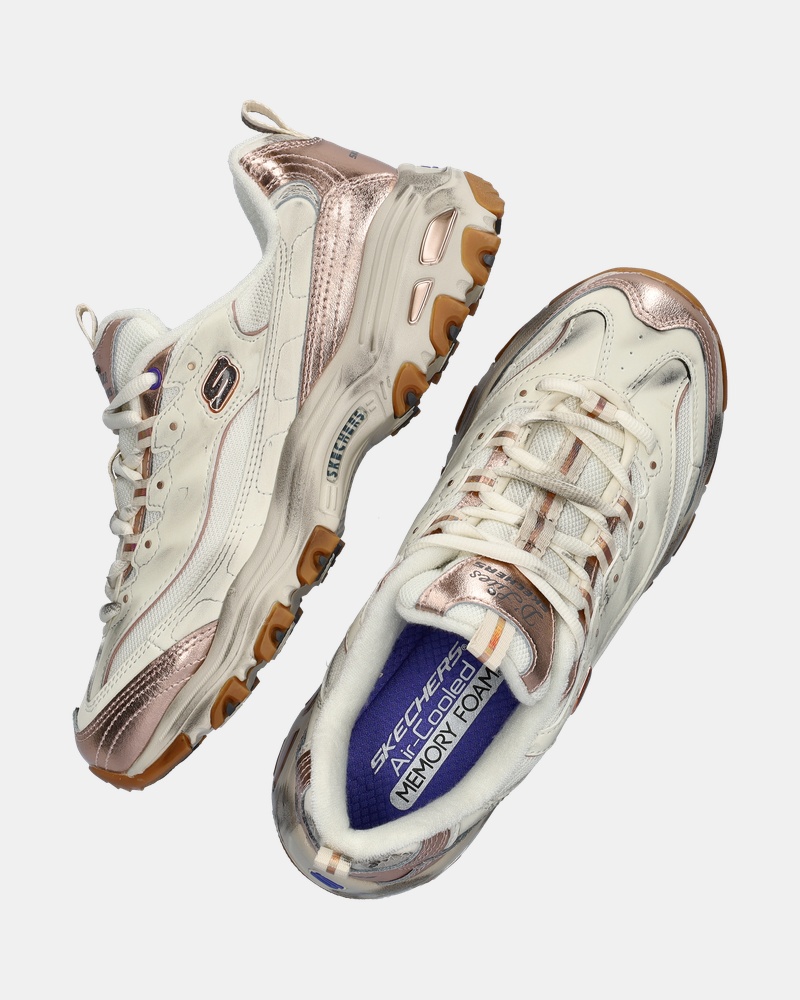 Skechers D'Lites Vintage Vision Lage sneakers  - wit