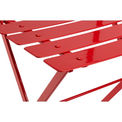 Klappstuhl Stahl, Rot