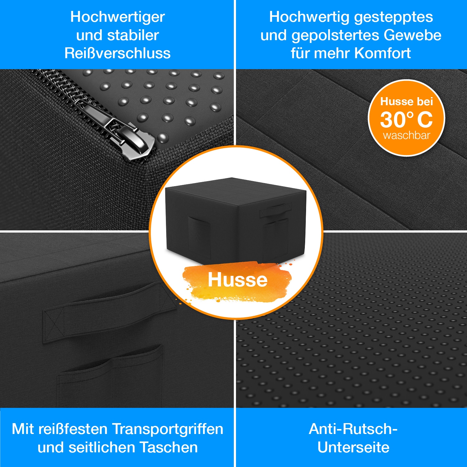 Bestschlaf Klappmatratze inkl. Husse & Transporttasche Spar-Set
